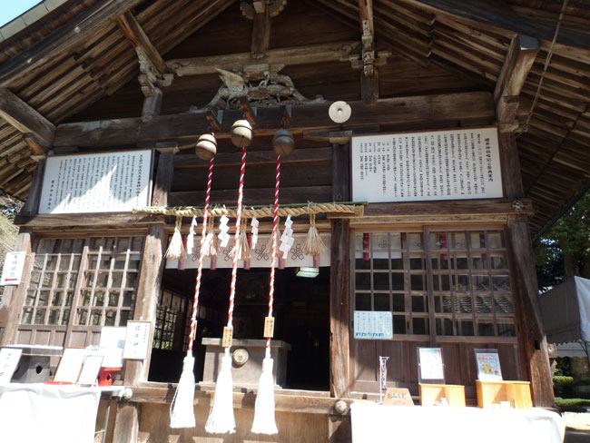糸島の嵐神社　桜井神社　拝殿