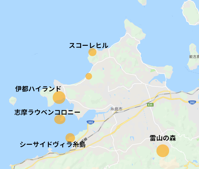 糸島の別荘地