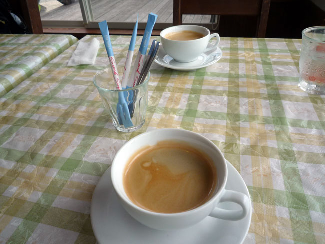 トラットリア　ジロ　ハインブスのコーヒー