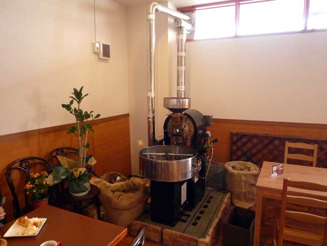 ジョルコアコーヒー　焙煎機