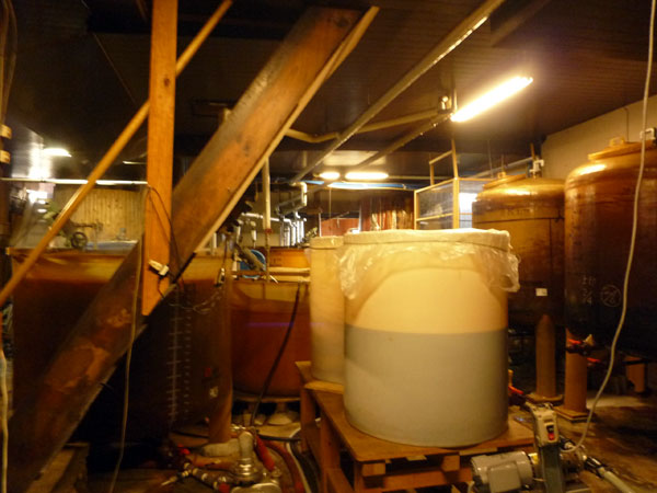カノオ醤油醸造元　醤油のタンク