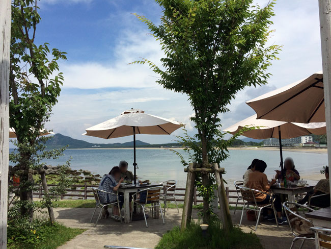 糸島のサンフラワー　海辺カフェ