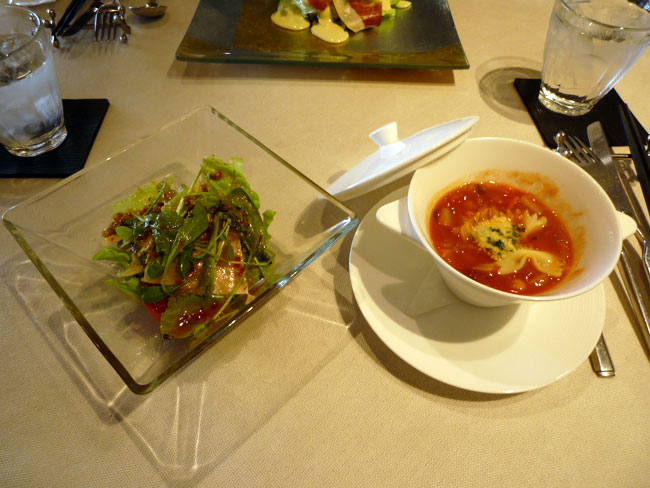 太陽の皿　前菜とスープ