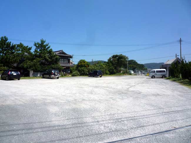 深江海水浴場　小さい駐車場